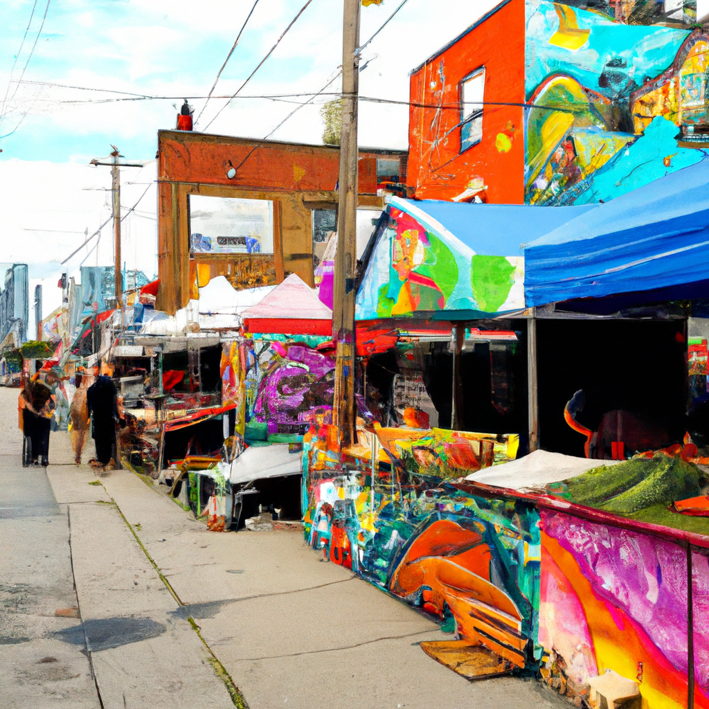 Kensington Market colorful street
